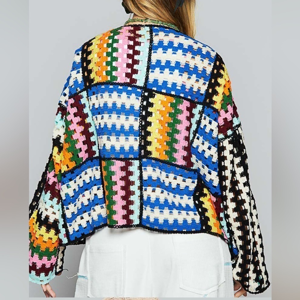 POL Multicolored Knit Cardigan NIP - Picture 3 of 6